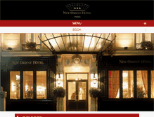 Tablet Screenshot of hotelneworient.com